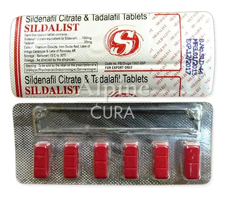 Sildenafilcitrat 100 Mg / Tadalafil 20 Mg